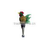 Chicken Wine Stopper With Ball Bottom thumbnail-1