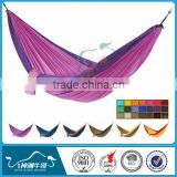High Quality Material Portable Parachute Hammock with carabiner and rope