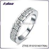 New Arrivals Green Copper Square Crystal Ring Design thumbnail-1