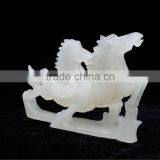 2015 High Quality Carved Jade Horse Statue Best Home Decoration thumbnail-2