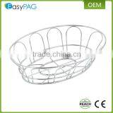 Wholesale Fancy Stainless Steel 430 Metal Wire Mesh Home Kitchen Bread Basket thumbnail-4