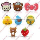 Cartoon Silicone Anti Dust Ear Cap for Iphone