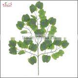 2016 Hot Sale Decorative Artificial Leaves Ginkgo Leaf Home Decoration