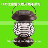 Новейшая стальной солнечная лампа для уничтожения комаров с нержавеющей стали и двумя светодиодными лампами для наружного освещения, доставка в Словению