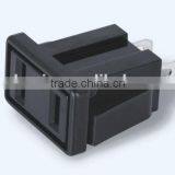 2 Flat Pin Electrical Electric Socket,taiwan Socket Plug Adaptor 15A 125V