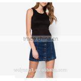 Basic Sleeveless Peplum Top Elegant Woman Blouses thumbnail-4