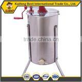 New Design Stainless Steel 2 Frames Manual Honey Extractor