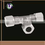 Brass OD Tee Connector 3/8" thumbnail-3