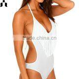 Summer One -piece Bathing Suits With Romantic Tassels thumbnail-2