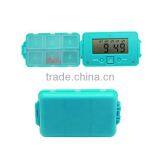 Portable 5 Group Pill Box With Alarm Timer thumbnail-3