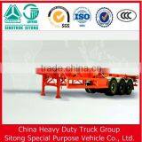3 Axle 40ft Yard Skeletal Semitrailer Terminal Skeleton Semitrailer Terminal Skeletal Semitrailer Container Trailer thumbnail-6