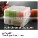 Two layer lunch box 01040495 zojirushi lunch box electric lunch box 2 multi-functional electric lunch box