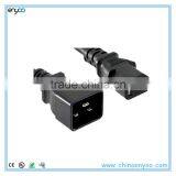 C13 to C20 Power Cord - Black PC/Computer Cable thumbnail-1