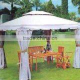 Garden Pavilion With Curtain thumbnail-1