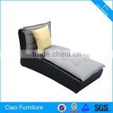 UV-proof New Style Plastic Wicker Loveseat Sun Lounger thumbnail-1