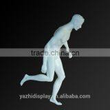 Fashion Matt White Soccer Sports Display Male Mannequin for Display thumbnail-2
