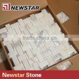 Newstar Wholesale White Marble Tile Veining Patterns Of Gold And Grey Finish Mosaic thumbnail-5