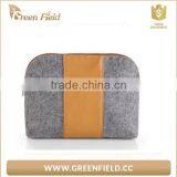 Grey Felt Organizer Bag Cosmetic Storage Bag thumbnail-1