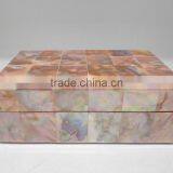 High End Quality Best Selling Eco Friendly Natural Mother of Pearl Rectangle Box From Viet Nam thumbnail-1