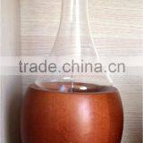Elegant Wooden and Glass LED Aroma Diffuser Nebulization Essential Oil Diffuser thumbnail-1