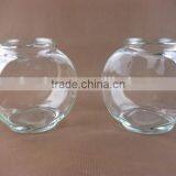 Ball-shape Glass Vase , Mini Clear Glass Fish Bowl thumbnail-1