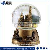 Paris Eiffel Tower France Souvenir Snowglobes thumbnail-1