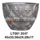 East Asia Romance Pattern Dark Painted Flower Pot For Manufacturer