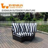 Sun Lounger Specific Use and Modern Appearance Outdoor Rattan Sunbed thumbnail-3
