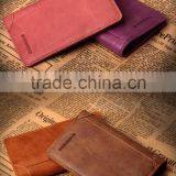Slim Leather Rfid Card Holder ID Window Leather Card Holders thumbnail-5