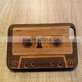 Classical Chinese 2017 Newest Design PC Sticked With Wood Cartoon Carving Cell Phone Case for Iphone thumbnail-2