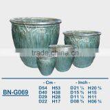 GLAZED CERAMIC OUTDOOR POT BN-G069 thumbnail-1