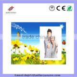 High Quality Sun Flower Printed Decoration Mirror Glass Frame 4"x6" thumbnail-2