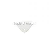 2" Plastic Chafe In White, Chafe Tab for Bags or Travelware, Nylon Flat Chafe Tab for Bag Accessories thumbnail-1