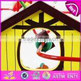 New Design Bead Maze Wooden Kids Roller Coaster Toy for Education W11B141-S thumbnail-4