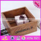 2016 New Fashion Children Wooden Kids Storage Box, Most Popular Wooden Kids Storage Box W08C162 thumbnail-6