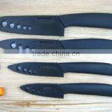 4pcs Black Blade Ceramic Knife Set Chef Kitchen Knives 3" 4" 5" 6" + Peeler thumbnail-5