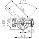 Semi Rotary Hand Pump ODP38YL01 thumbnail-2
