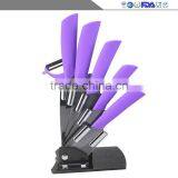New Black Blade Ceramic Knife Set Chef Kitchen Knives 3" 4" 5" 6" Peeler Holder thumbnail-2