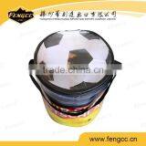 Outdoor Cylinder Football Pattern Lunch Bag Beer Cooler Bag thumbnail-2