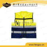 2016 Hot Sale Promotion HI-VIS Traffic Vest Police Safety Reflective Vest With Pocket thumbnail-1