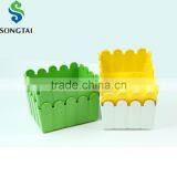 Fence Shaped Plastic Square Flower Pot thumbnail-1