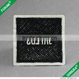 Professional Design Square Shape Black Chenille Embroidery Badges thumbnail-2