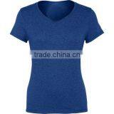 New Design Custom V-Neck Women t Shirt Printing thumbnail-1