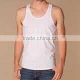 100% Cotton Custom Blank Mens Tank Top thumbnail-1