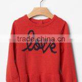 Baby Girls Love Peplum Knitted Sweater thumbnail-1