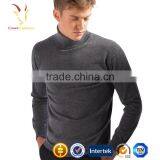 Turtleneck Classic Cashmere Men Jumpers Sweater, Plain Knitwear thumbnail-1