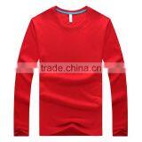 Bulk 100 Cotton Round Neck Custom Plain Mens Long Sleeve t Shirt thumbnail-3