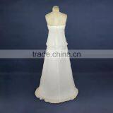 China OEM Supply A Line Strapless Wedding Dress thumbnail-6