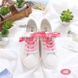 8mm Flat Tie Dry Laces~In Stock Gradient Rainbow Color Shoelaces~Polyester Printing Laces For Sneakers~Amazon Suppliers thumbnail-3