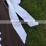 Football Dress New Design Dress for Girls Clothes 100%cotton Cute Children's Kids Clothes With Matching Necklace and Headband thumbnail-3